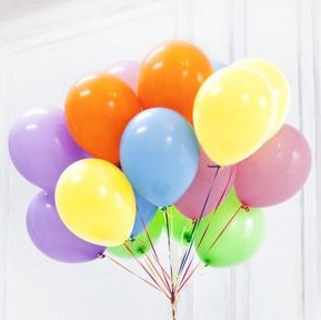 20 Helium Gas Filled Balloons