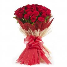 70 Red Roses bouquet
