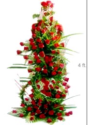 Four Foot Tall Arrangement of 300 Roses