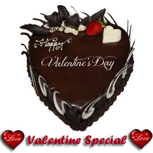 1 Kg Eggless 5-star Valentine Heart Cake